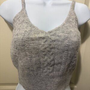 House of Harlow 1960 Gray Cable Knit Cardigan and Tank Set - Size XS - New